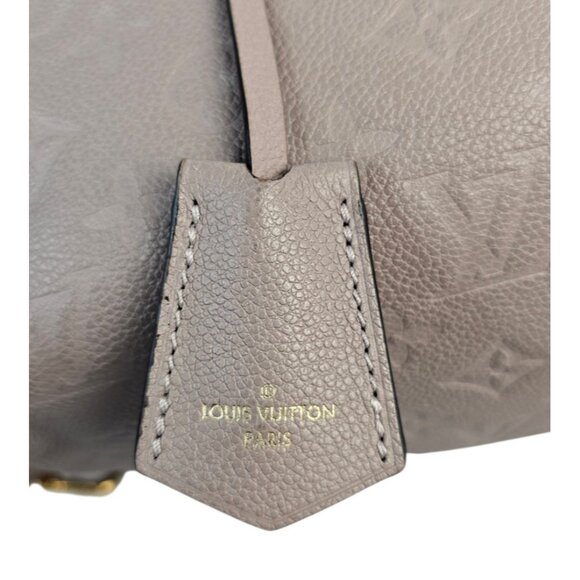 LOUIS VUITTON Speedy 30 NM Empreinte Leather Lilac Bag LV Monogram Shoulder - Picture 12 of 16